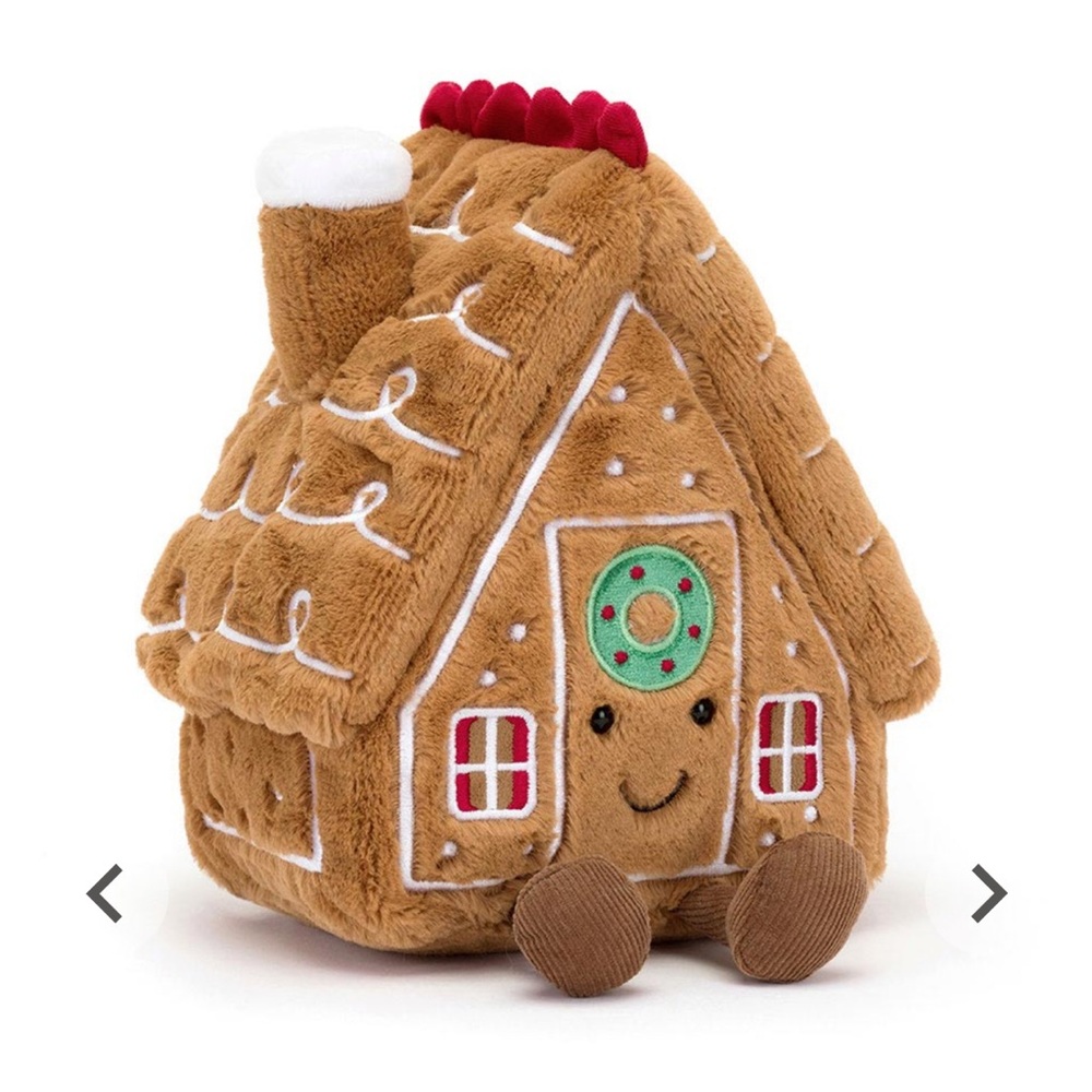 Jellycat New with Tags Amuseables Gingerbread House